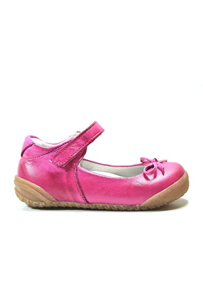 Onlo Ayakkabı Pafi295 Pantofi de balet pentru fetiță, din piele naturală, fucsia