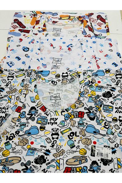 Tutku BOY'S PATTERNED ATHLETE 6 PIECES