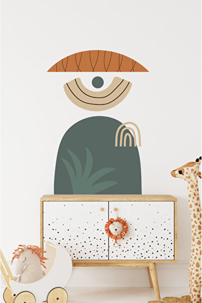 Sim Tasarım Bohemian Geometric Arch Wall Decoration Sticker