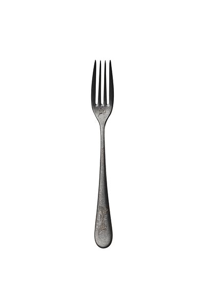 Narin Epsilon Dinner Fork - Retro - Floral Pattern - 12 Pieces