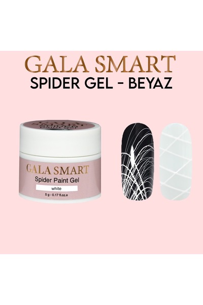 gala smart SPİDER TASARIM TIRNAK JEL 5 GR ÇEŞİTLERİ - ÖRÜMCEK AĞI JEL