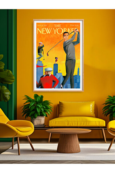 HOMEPACK Единична рамка, картина от серията „Ню Йоркър“, плакат за модерно из...