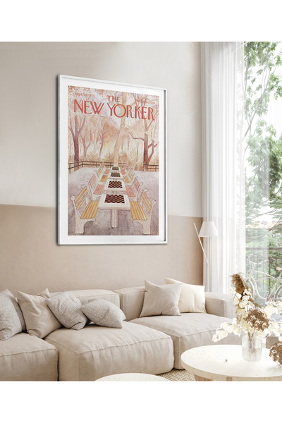 HOMEPACK Pictură în serie New Yorker cu un singur cadru Pictură poster de art...