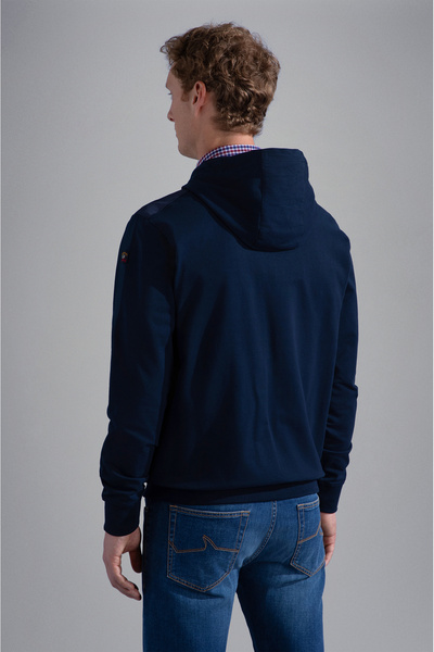 PAUL&SHARK MEN'S ZIPPED SWEATSHIRT C.WCOTTON