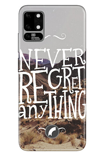 Reeder S19 Max Kılıf Silikon Desenli Resimli Kapak Never