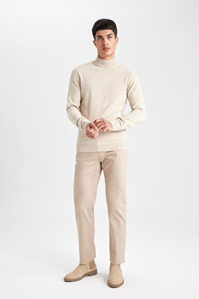 DeFacto Атласні брюки Regular Fit прямі штани довга довжина B1879ax23au