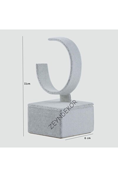 Zeyn Dekor Βάση για μονό συνδετικό εξάρτημα και βραχιόλι, γκρι