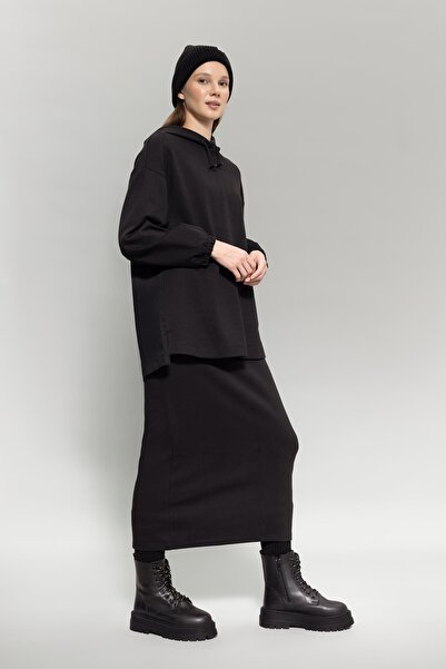 DeFacto Regular Fit Thessaloniki Fabric Maxi Skirt B2565ax23wn