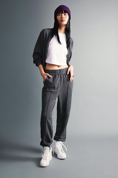 DeFacto Cool Basic - Tlusté tepláky Jogger s elastickým pasem a kapsami B8193Ax23Wn
