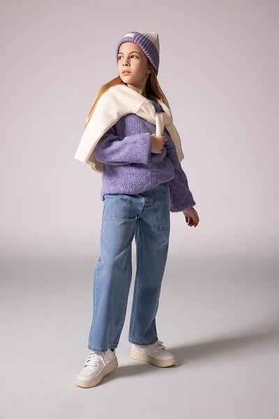 DeFacto Weit geschnittene Jeanshose für Mädchen