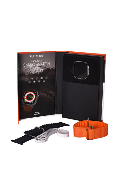 Fulltech Tecno Mark Store FULLTECH SMART WATCH SUYA DAYANIKLI ÇİFT KORDON AKILLI SAAT