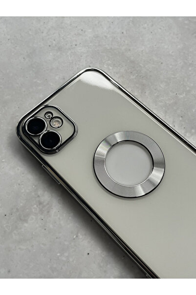 Tria حافظة هاتف شفافة متوافقة مع هاتف Apple Iphone 11 مع شعار حماية الكاميرا ...