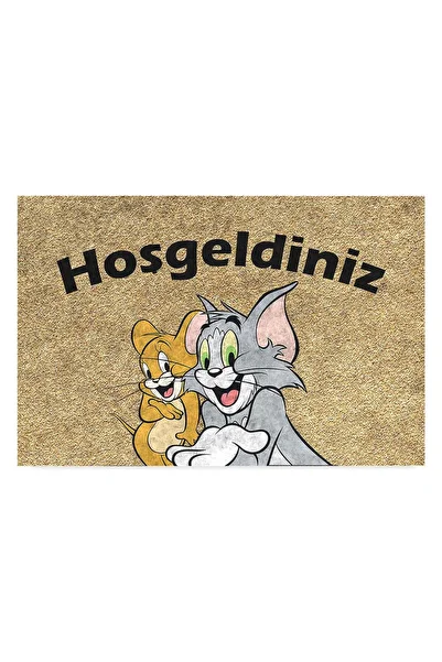 Monnhein Decorative Door Mat, Outdoor/Home/Door Mats (TOM AND JERRY)