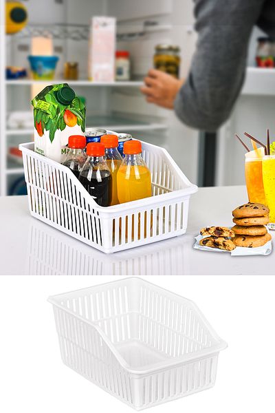 Emofom Jumbo Kitchen Organizer - 5500 ml Cabinet and Shelf Refrigerator Organizer