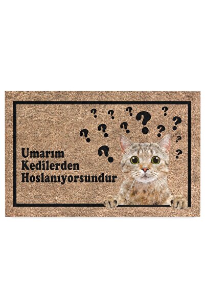 Monnhein سجادة الباب الأمامية المزخرفة، سجادة الباب الداخلية (أمل أن تمتع بالقطط)