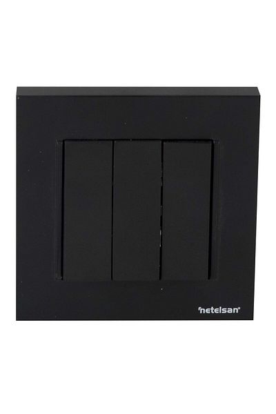 Netelsan Byobu Black Triple Switch + Frame