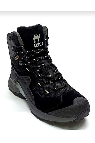 GAMELU 23 KM Volt Ανδρικά Μαύρα Γνήσιο Δέρμα Outdoor Trekking Ορθοπεδικά Αδιάβροχα Αδιάβροχα Αθλητικά Παπούτσια