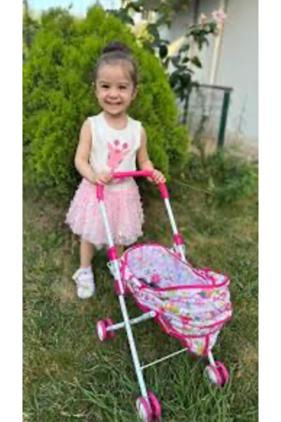 liss çarşı Oyuncak Puset Tenteli-Beşikli 4 Tekerlekli