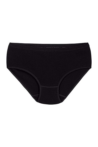 Yıldız Çamaşır Women's Black 6-Pack 100% Cotton Bato Panties
