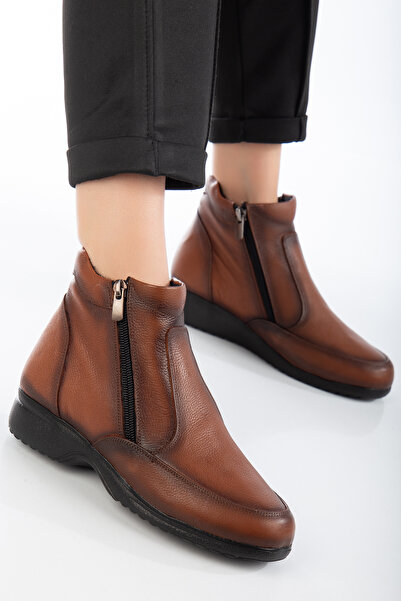 aka prestij ayakkabı comfort Hakiki Deri Phylon (Faylon) Taban Siyah Kadın Bot