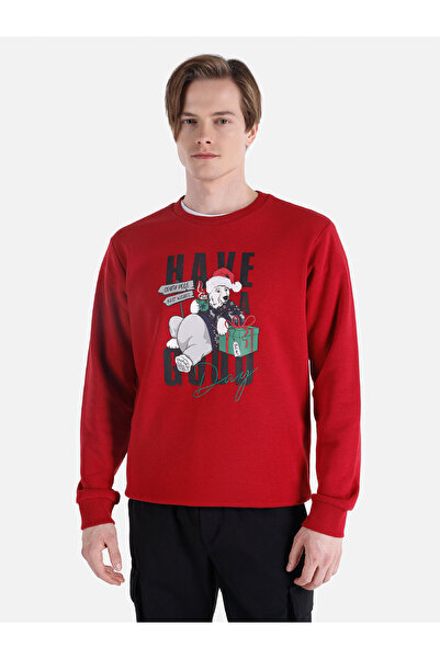 Colin's Kırmızı Erkek Sweatshirt