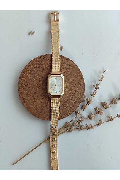 Force Vera Özel Seri Erkek Saati Kadın Saati Unisex Gold Hasır Yeni Sezon