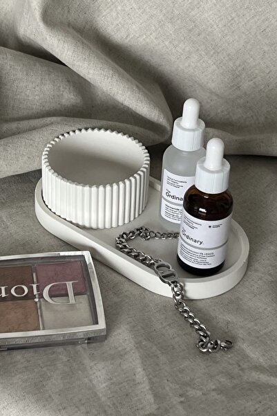 Mandalin Art Studio Στρογγυλό και Οβάλ Σετ 2 Διακοσμητικών Πιάτων