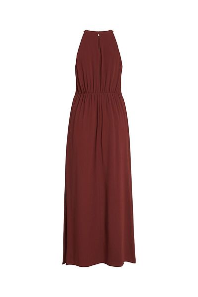 VILA Maxikleid Falten Neckholder