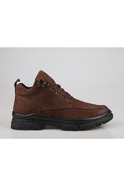 King West Ανδρικές μπότες 24020 καφέ Nubuck