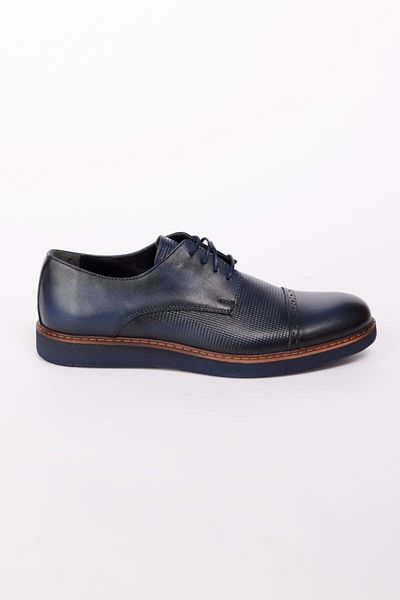 ALTINYILDIZ CLASSICS 100% Leather Navy Blue Shoes