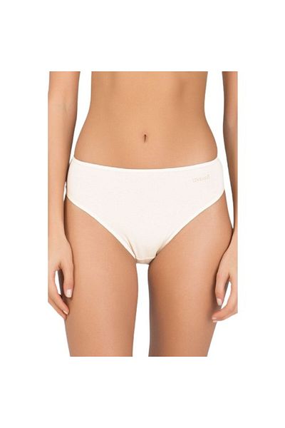 Kom Chiloți de bază din bumbac Lycra 2 piese Culoare albă