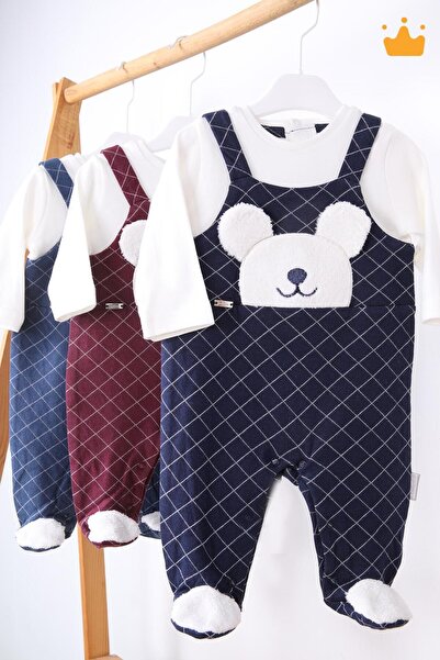 Babyhola %100 Pamuk Kız Erkek Bebek Tulum 13500