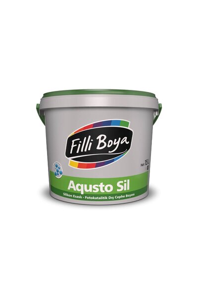 Filli Boya FİLLİ BOYA AQUSTO SİL DIŞ CEPHE BOYASI KENDİ KENDİNİ TEMİZLEYEN ÜSTÜN TEKNOLOJİ