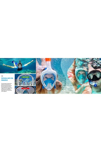 BERMUDA Fullface Mask Diving Mask Full Face Mask Fullface Snorkel Mask Fullface Diving Mask S-m
