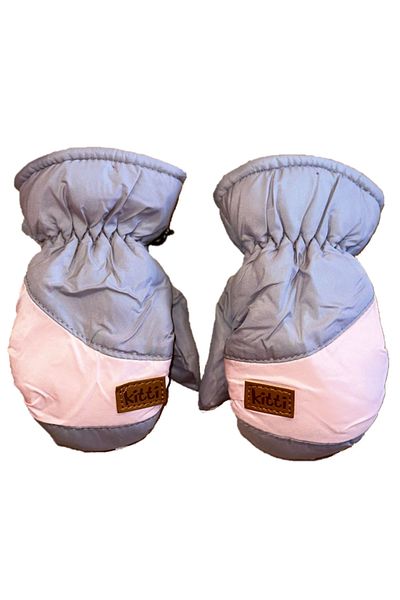KAYZER OUTDOOR قفازات Kitti Tek Parkmak للأطفال من سن 2 إلى 5 سنوات للثلج والتزلج