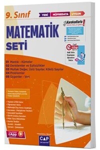 Çap Yayınları Çap Yayınları 9. Sınıf Matematik Anadolu Seti