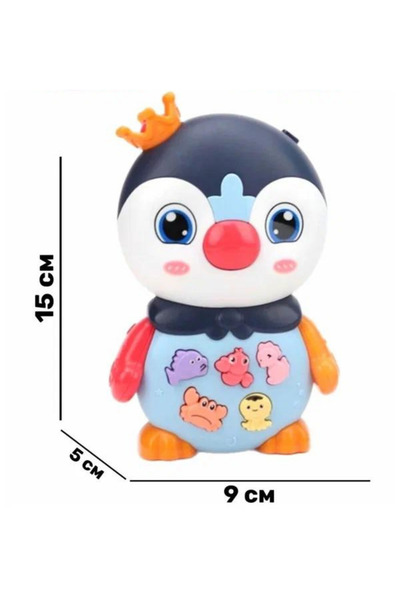 welcomein Oyuncak Işıklı ve Müzikli Sevimli Penguen Bebek Piyanosu