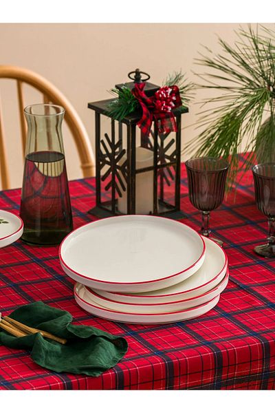 LC Waikiki 26 cm Ceramic Cake Plate - Set of 4