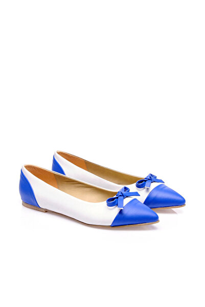 JustBow Жіночі щоденні білі балетки