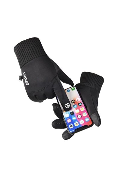 icafilas Motosiklet-kayak Eldiveni Su Kaydırma-soğuk Geçirmez Dokunmatik Parmak