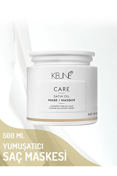 Keune Vegan Care Satin Oil Mask Kuru Saçlar Için Nemlendiric i Maske 500ml -B...