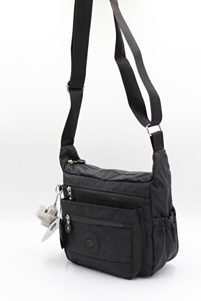 Bevitton Clinker Water Resistant Fabric Women's Shoulder Bag 3100 Black