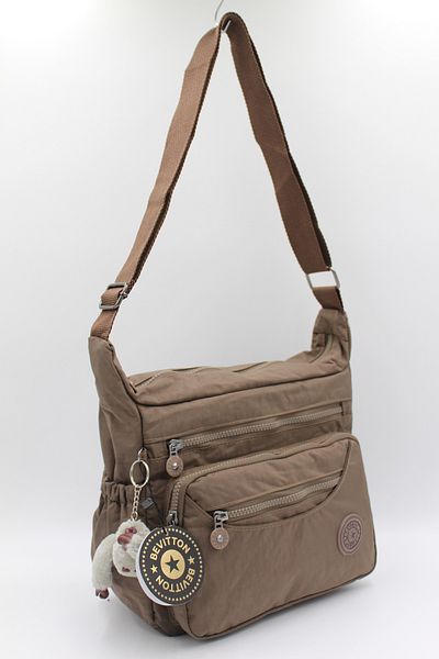 Bevitton Clinker Water Resistant Fabric Women's Shoulder Bag 4120 Mink