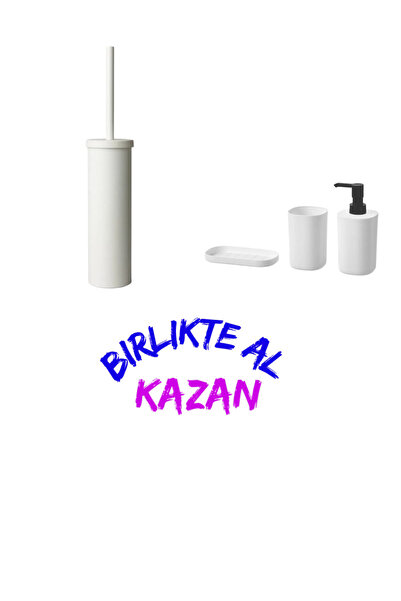 IKEA ENUDDEN tuvalet fırçası, STORAVAN banyo seti