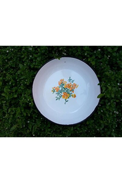 BEGÜLDAN Çinko Sahan Yeşil Çiçekli D:28 Beg_0201