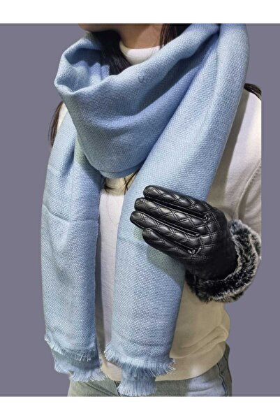 Mood Agenda Women's Shoulder Shawl - Soft Wool Textured Scarf