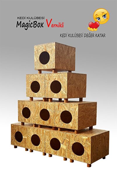 Kedigram Kedi Kulübesi Kedi Evi - Kedi Kulübesi Magıcbox Vernikli - Dışmekan ...