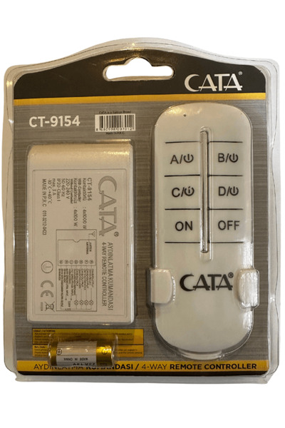 Cata CT-9154 Dörtlü Aydınlatma Kontrol Kumandası (4 Adet)