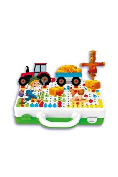 Birlik Oyuncak URT014-002 Çiftlik Hayvanları 3D Eğitici Matkap Seti