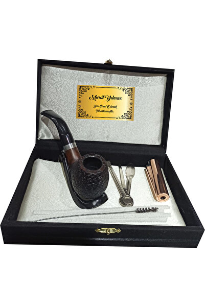joydizayn metal filtre sistemli Kişiye Özel Pipo Seti Jdp703m